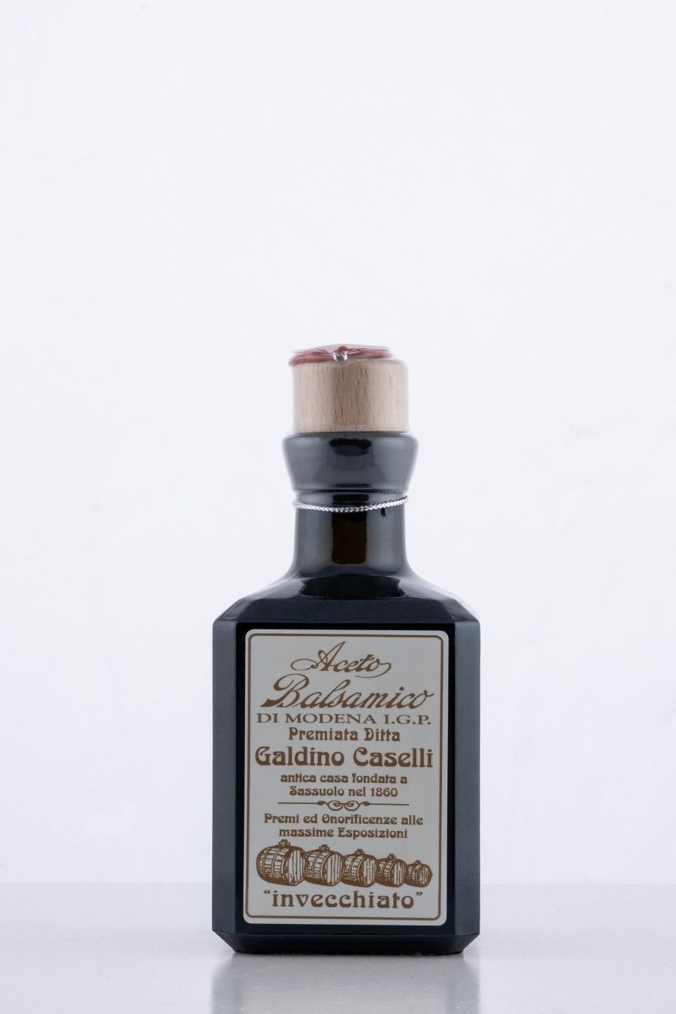 Aceto balsamico bottiglia quadra IGP invecchiato